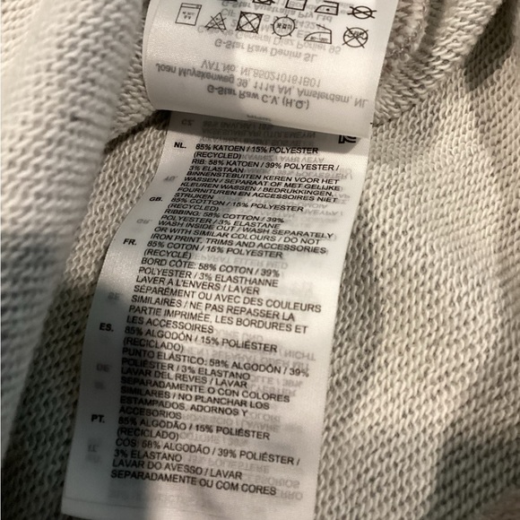 RAW Women’s Gray & Black Crewneck Sweater with Pink Detail – Size L - Picture 7 of 8